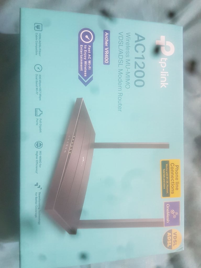 image for Tp link AC1200 wireless modem router 