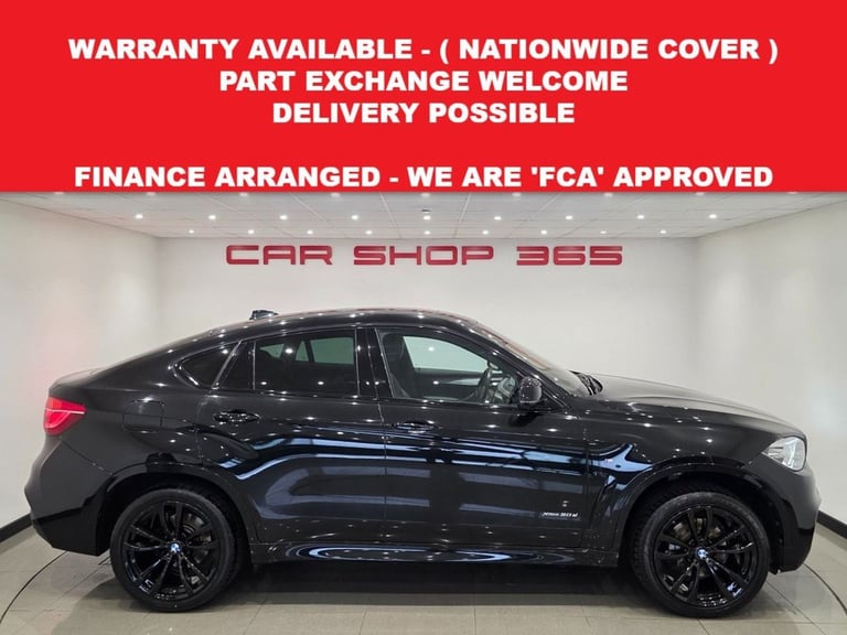2018 18 BMW X6 3.0 30D M SPORT SUV 5DR DIESEL AUTO XDRIVE EURO 6 (S/S) (258 PS) 