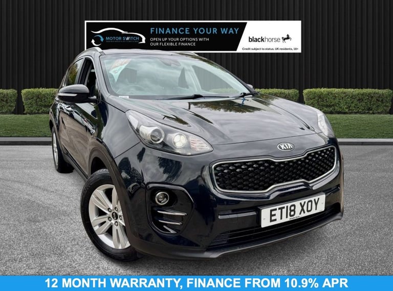 2018 18 KIA SPORTAGE 1.6 GDI 2 SUV 5DR PETROL MANUAL EURO 6 (S/S) (130 BHP)