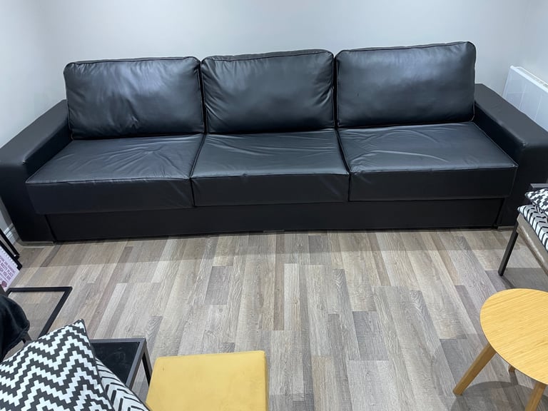 image for Faux leather 4 Seater free to uplift need gone asap. 
