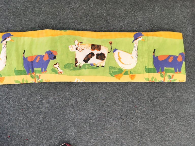 image for John Lewis Animal (Dog, Goose, Cow) Curtain Pelmet 