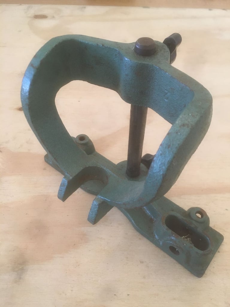 Mortising Jig Attachment For Use With Bench Drill Morticing Chisels