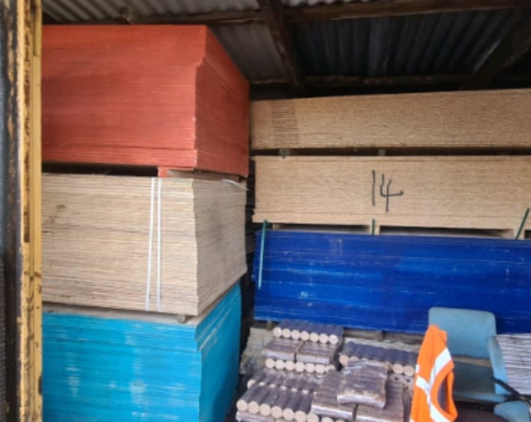 Timber sheeting materials 