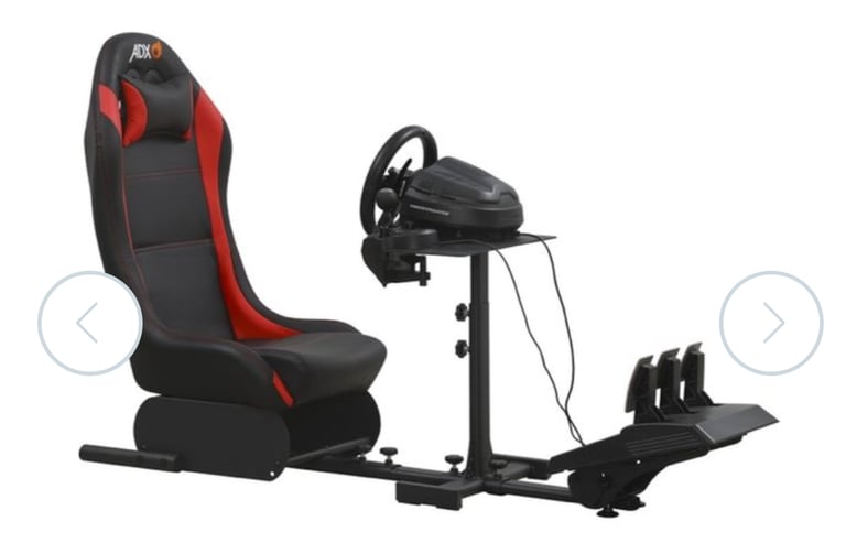 ADX Firebase 23 Racing Simulation Seat - Black & Red