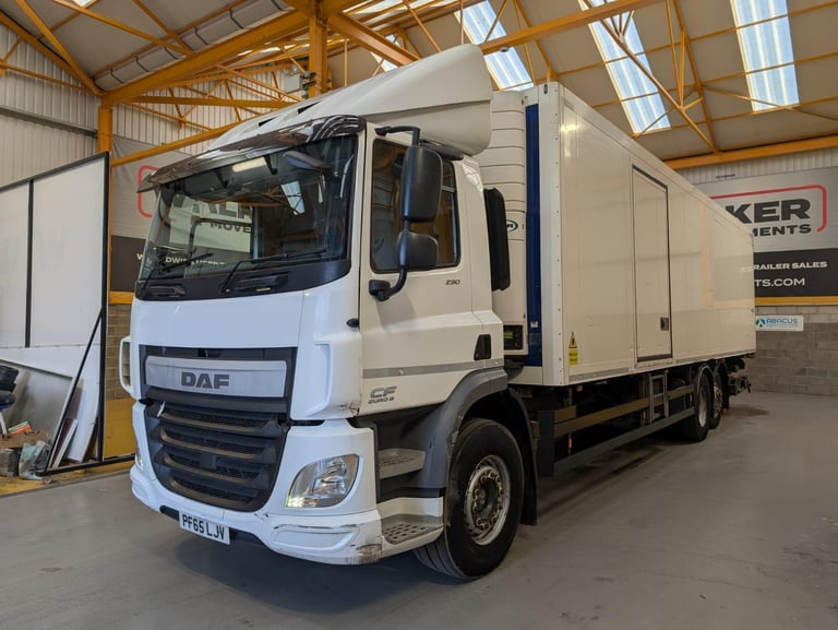 DAF CF290 *EURO 6*, 6X2 26 TONNE INSULATED FRIDGE/FREEZER – 2016 – PF65 LJV