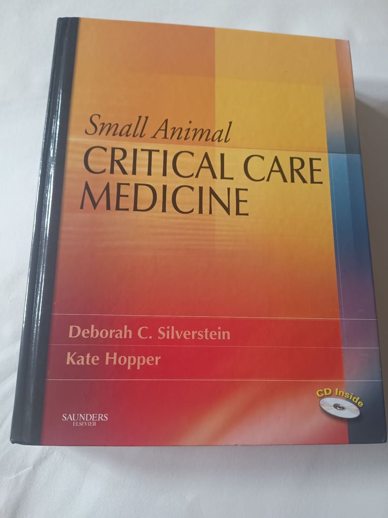 Small Animal Critical Care Medicine Veterinary Textbook Silverstein Hopper