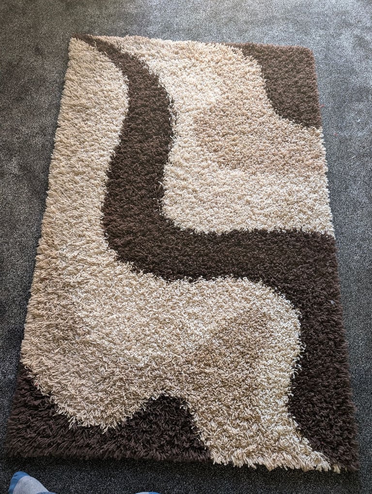 image for Lounge cream and brown rug