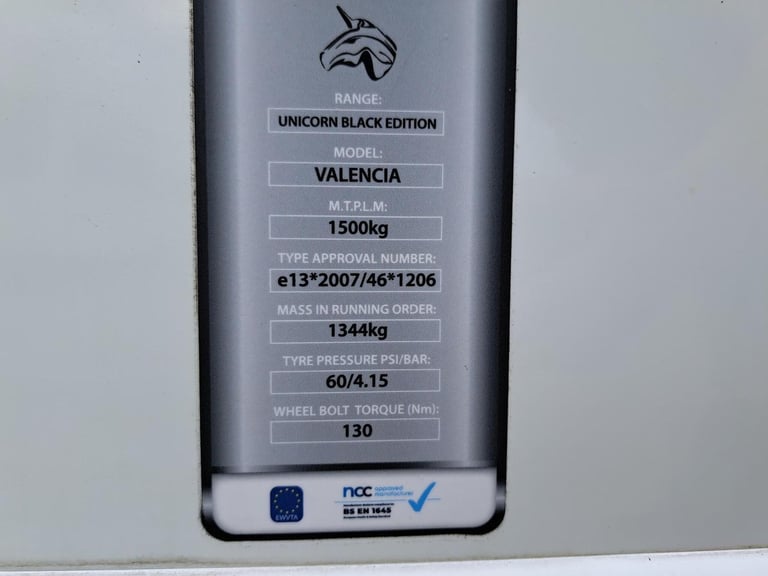 2020 Bailey Unicorn Valencia Black Edition