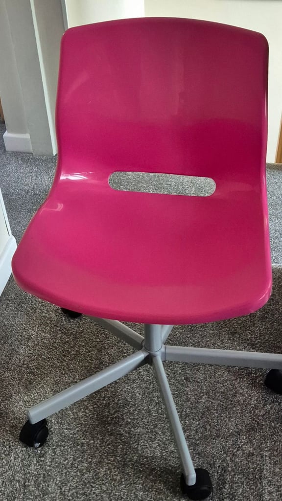 Pink Ikea office chair