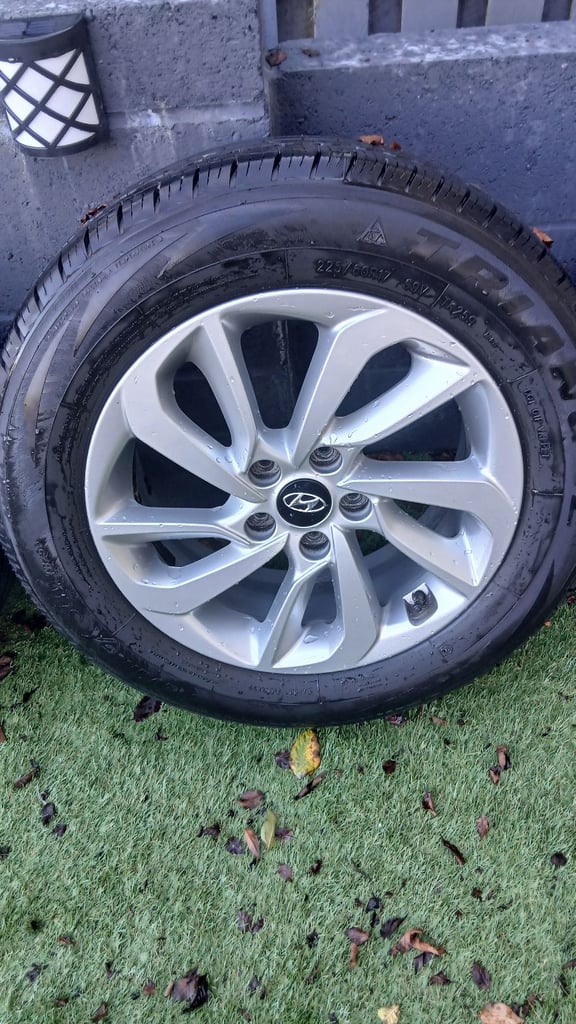 17" hyundai tucson alloy wheels 