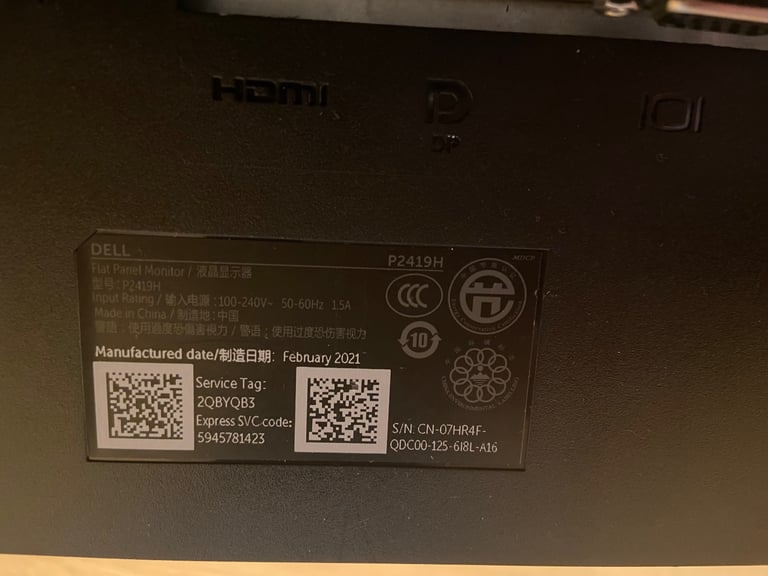 Dell 24-inch Monitor P2419H
