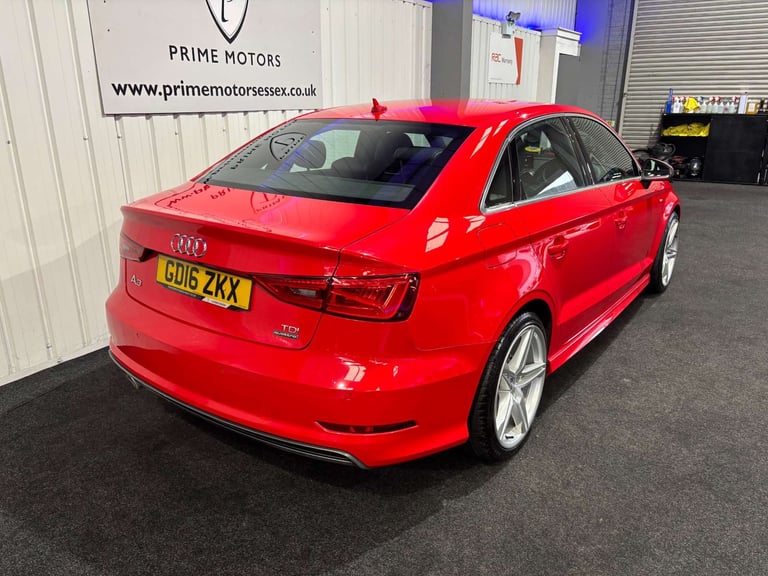 2016 Audi A3 2.0 A3 S Line Nav TDI Quattro Semi-Auto 4WD 4dr Saloon Diesel Automatic