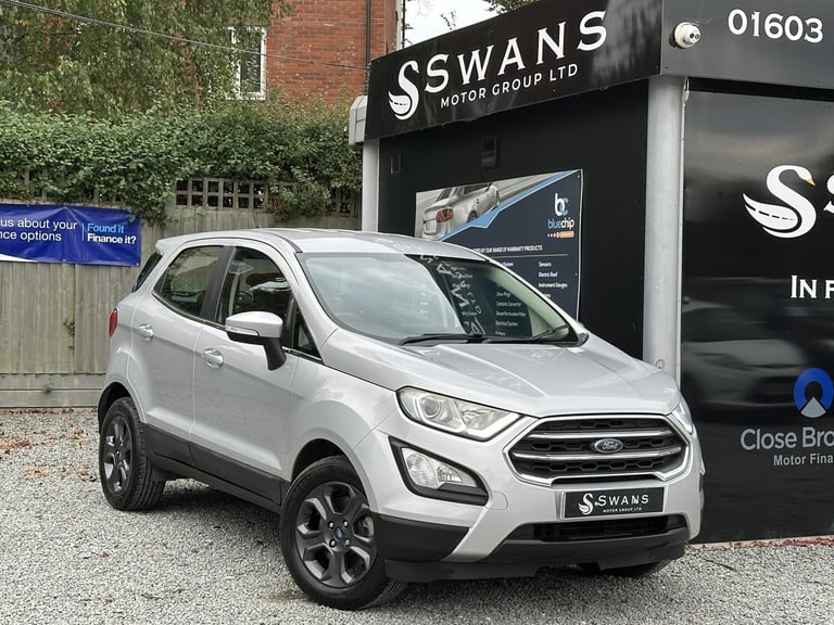 2019 Ford EcoSport 1.0 T EcoBoost Zetec Petrol Manual 5 Door Hatchback Silver