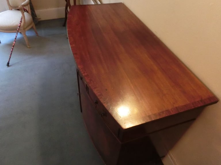 Antique Bow Fronted Sideboard - Warfield Berkshire
