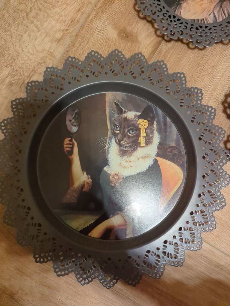 Faux Antique Vintage Cat Ancestor Prints 
