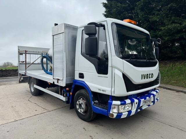 image for 2019 69 Iveco Eurocargo 75-160 E6 Rapide stainless toilet tanker/refill unit 