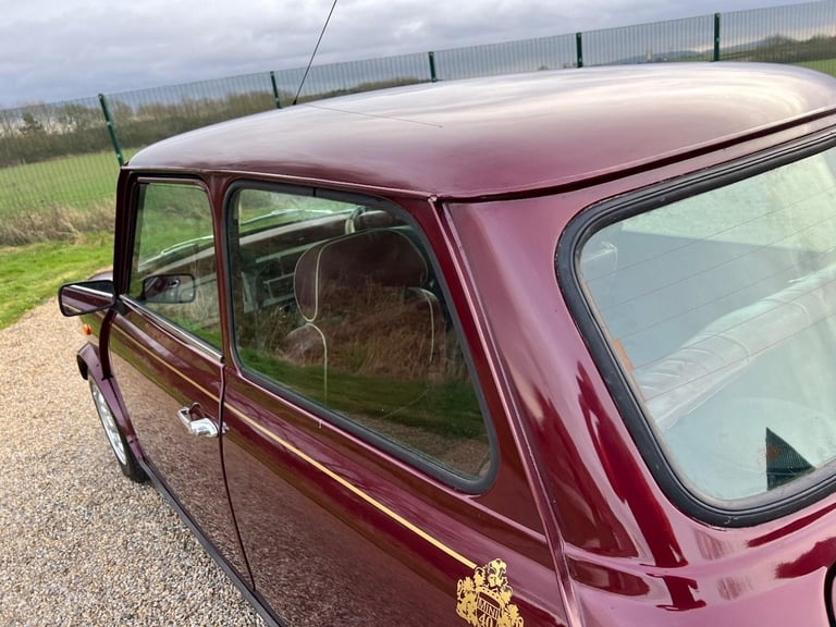 ROVER MINI RARE AUTOMATIC 40TH ANNIVERSARY EDITION IN MULBERRY * FULL LEATHER *