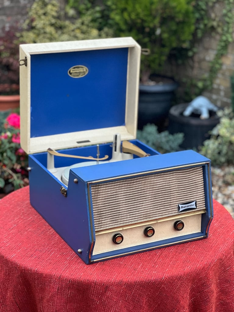 image for Upgraded Vintage Dansette Conquest Auto Record Player - Restored