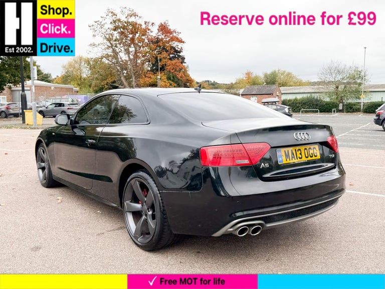 2013 Audi A5 2.0 TDI Black Edition Coupe 2dr Diesel Manual Euro 5 (s/s) (177 ps) COUPE Diesel Manual