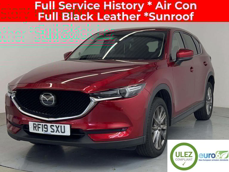 image for 2019 Mazda CX-5 2.0 Sport Nav+ Petrol SUV In Red With Black Leather ESTATE Petrol Manual