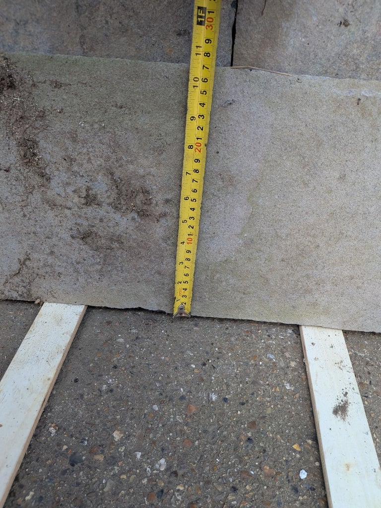 Blue Slate Slabs Mixed Sizes