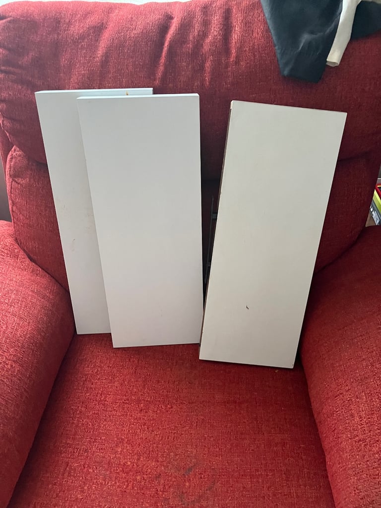 image for 3 white shelves