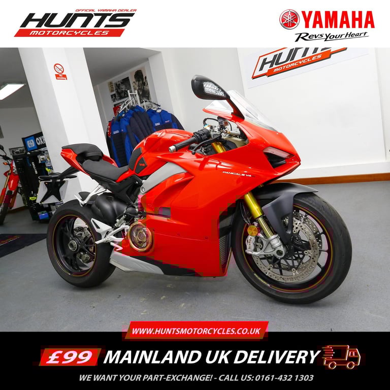 2020, '20 reg. Ducati Panigale V4S ABS. 1 Owner From New. £16,995