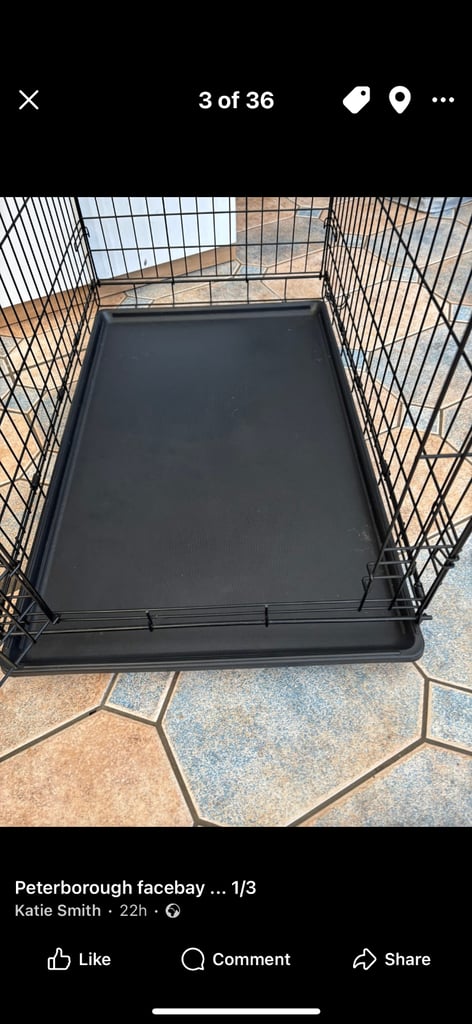 Large dog crate 