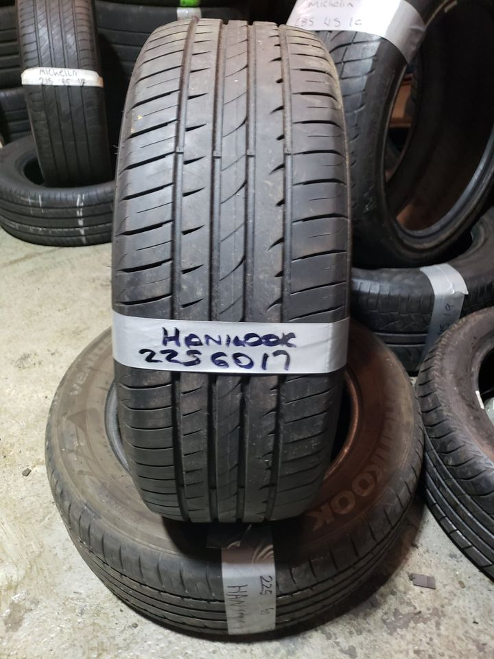 225 60 17 Hankook tyres Matching pair Only 70 fitted and balanced open 7 days