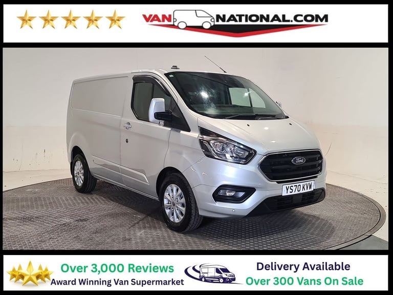 image for FORD TRANSIT CUSTOM 2.0 280 ECOBLUE LIMITED P/V L1 H1 130 BHP SWB DIESEL