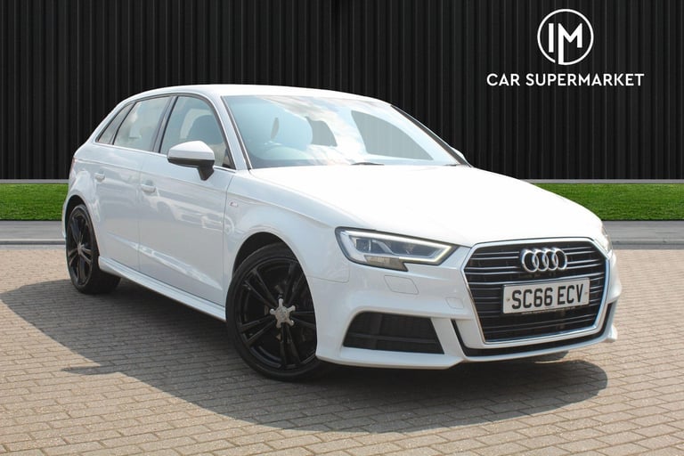 2016 Audi A3 2.0 TDI S line Sportback Euro 6 (s/s) 5dr HATCHBACK Diesel Manual