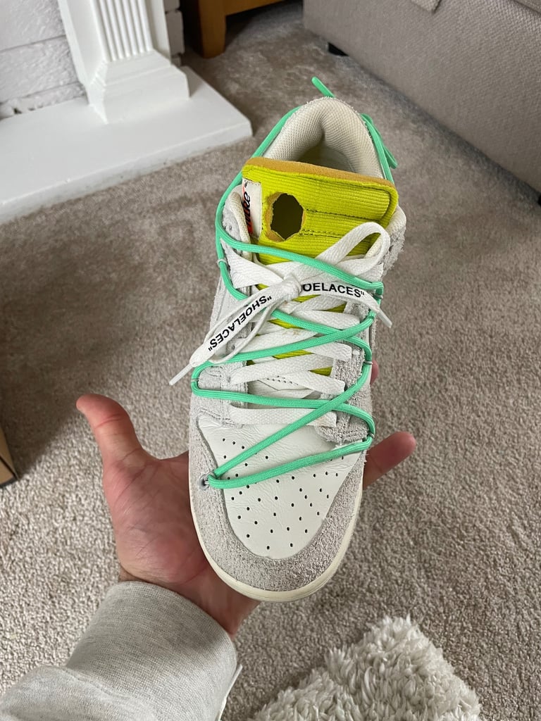 Nike dunk off-white 100% authentic og box 