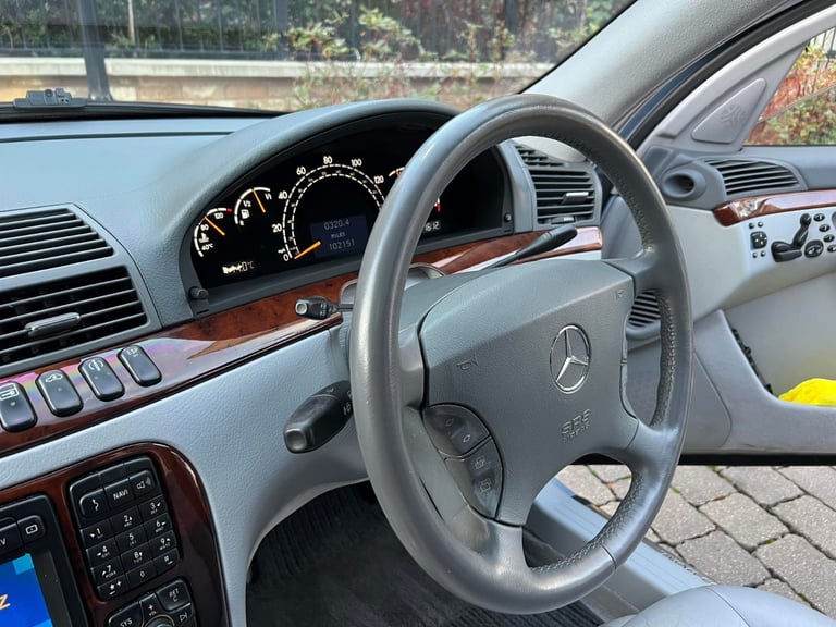 2001 Y Reg Mercedes Benz S Class S500 V8 306 Bhp Low Mileage Ulez Complaint Rare Colour W220