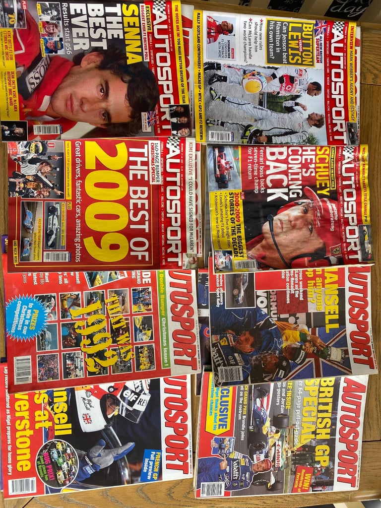 Autosport Magazines Bulk Job lot - over 350 copies. F1 90's onwards.