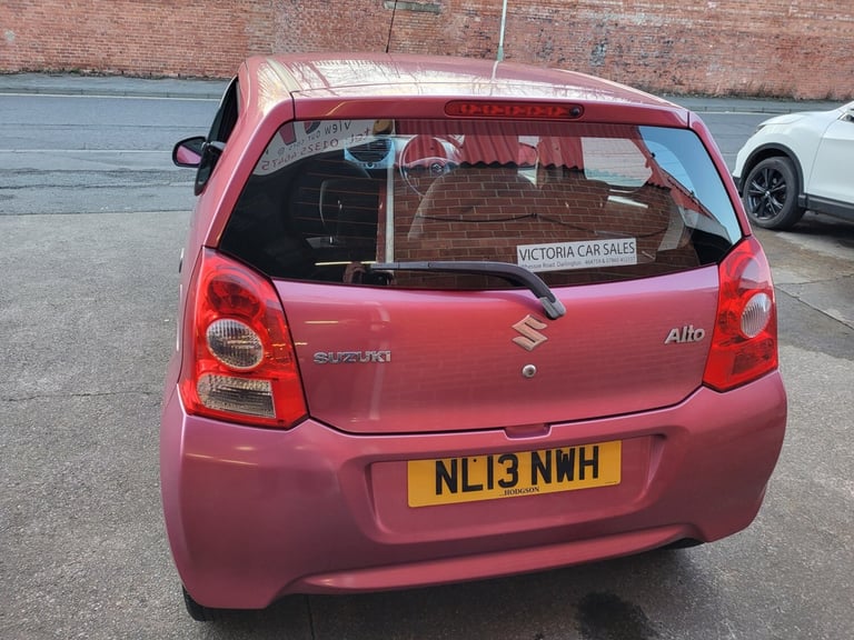 PINK SUZUKI ALTO 1.0 SZ 5 Door LOW MILES FREE TAX CHEAP INSURANCE  13 REG