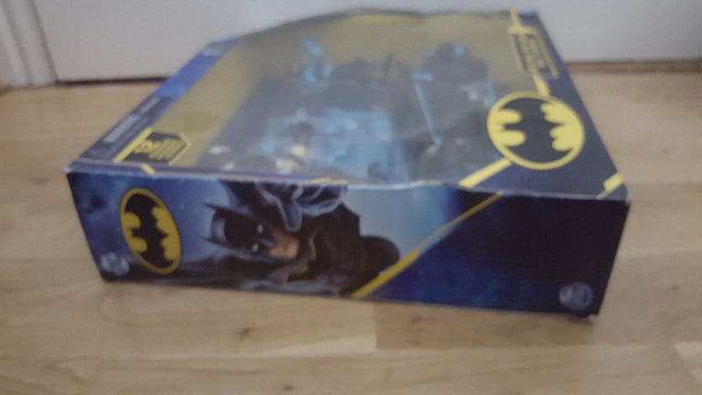 spin master dc bane vs batman figures & moto tank with accessories boxed new other
