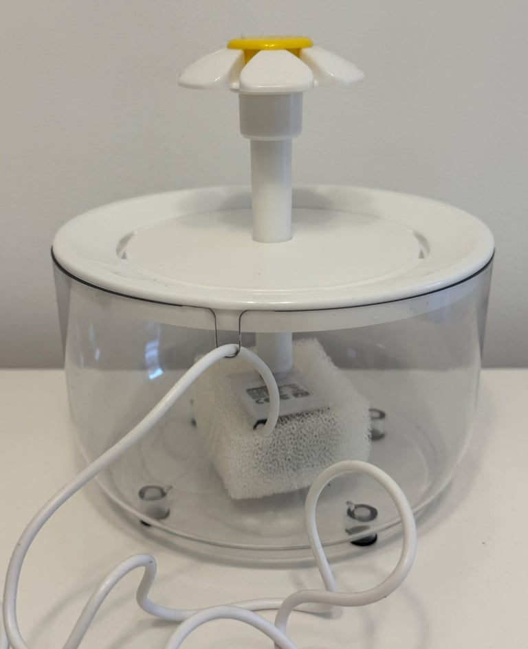 Automatic Pet Cat Water Fountain - Flower Spout - USB Powered
