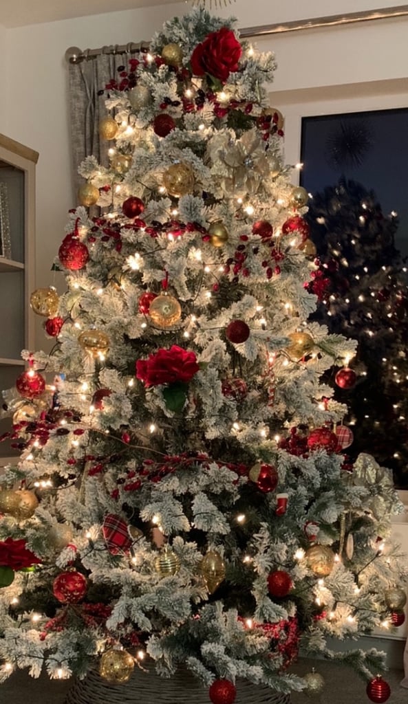 Frosted Christmas tree