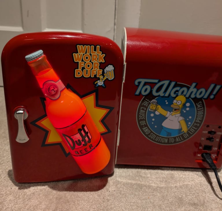 image for Simpsons Duff Mini Fridge