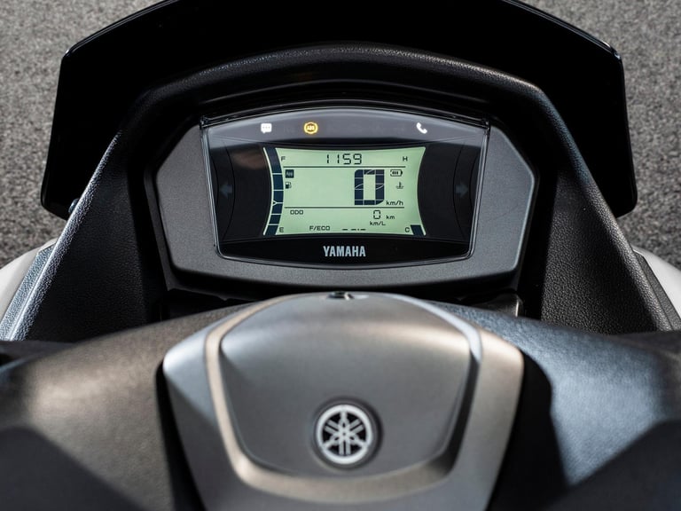 New Yamaha NMAX 125 Scooter. Red. £3,395 On The Road (NO ADMIN FEES!)