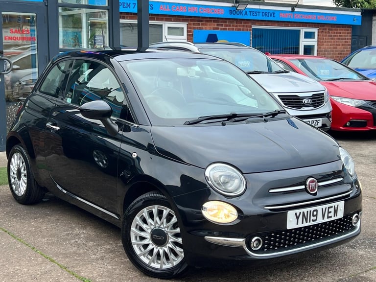 2019 Fiat 500 1.2 Lounge Hatchback 3dr Petrol Manual Euro 6 (s/s) (69 bhp) HATCHBACK Petrol Manual