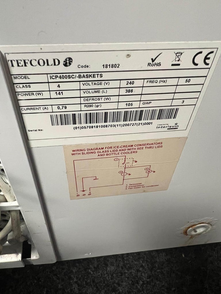 CHEST FREEZER WHITE TEFCOLD 130cm