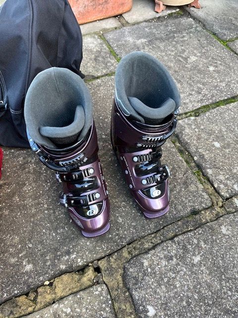 Salomon 7.0 Ski Boots and Boot Bag and Raichle QR500 Ski Boots and Boot Bag