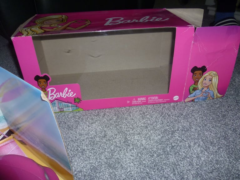 Pink Barbie Sports Car