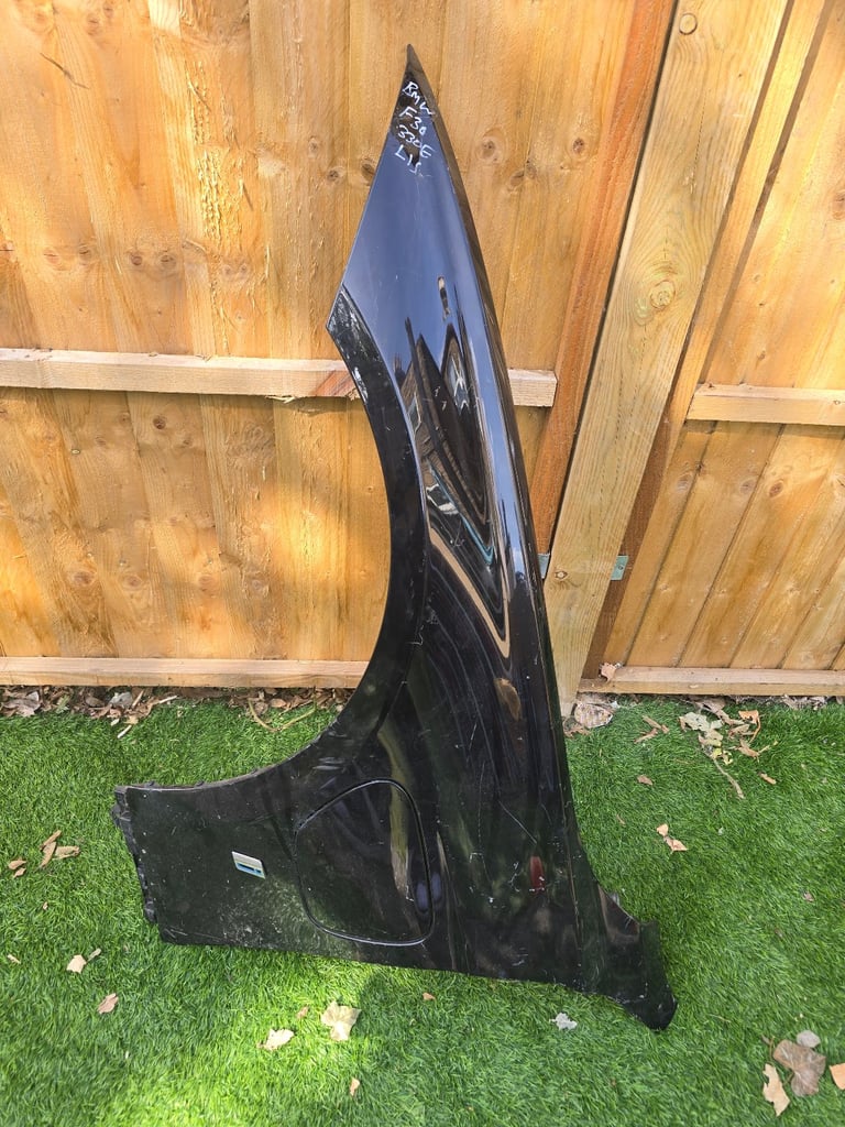 Bmw 3 Series F30 330e Plug-In LEFT PASSENGER Wing Fender Black Breaking Parts 