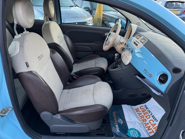 2021 Fiat 500 0.9 TwinAir Cult Convertible 2dr Petrol Dualogic Euro 6 (s/s) (85 bhp) Convertible ...