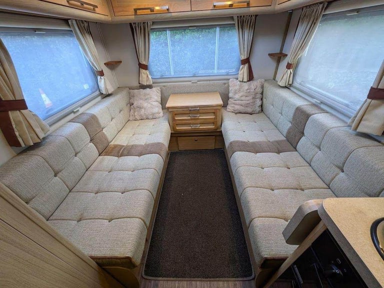 Elddis Autoquest 140, 2012/12, FSH, 2 berth, end lounge July 2025 Hab check 25 HPI clear
