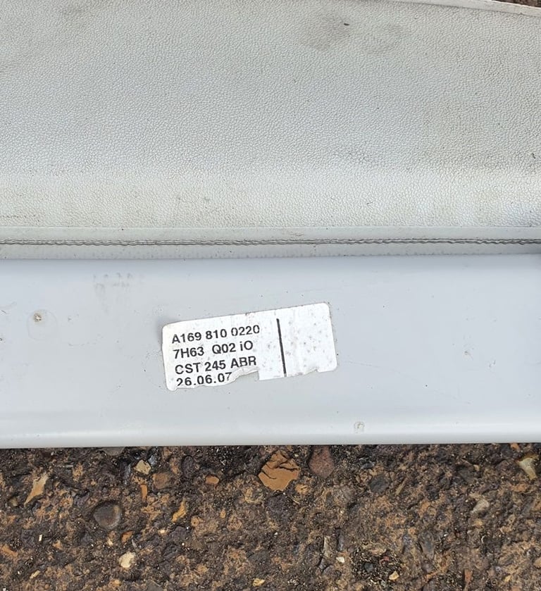 Mercedes Benz B Class Parcel Shelf A169 810 0,220 2008