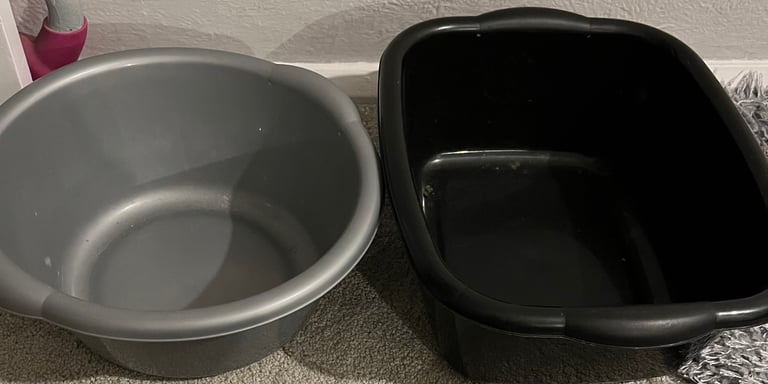 image for Washing up bowls black and grey 