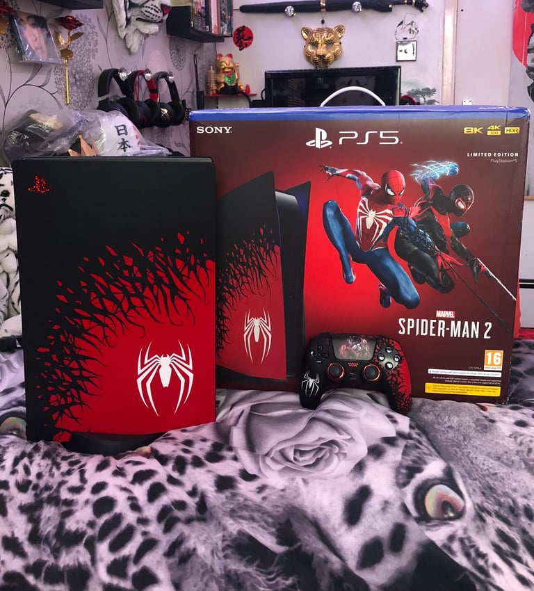 Ps5 Spiderman Limited Edition Disc Console 825GB (ideally Trade for Ps5 Pro) 